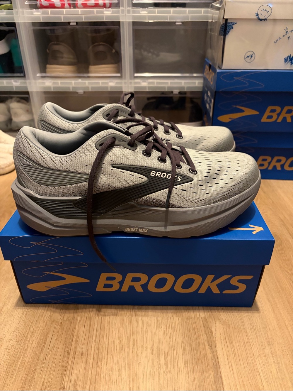 Brooks Men's Ghost Max 3 Running Shoes - Gray